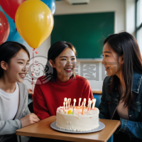 《中国学生惊喜老师生日派对》