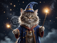 魔法猫咪的神秘魔法
