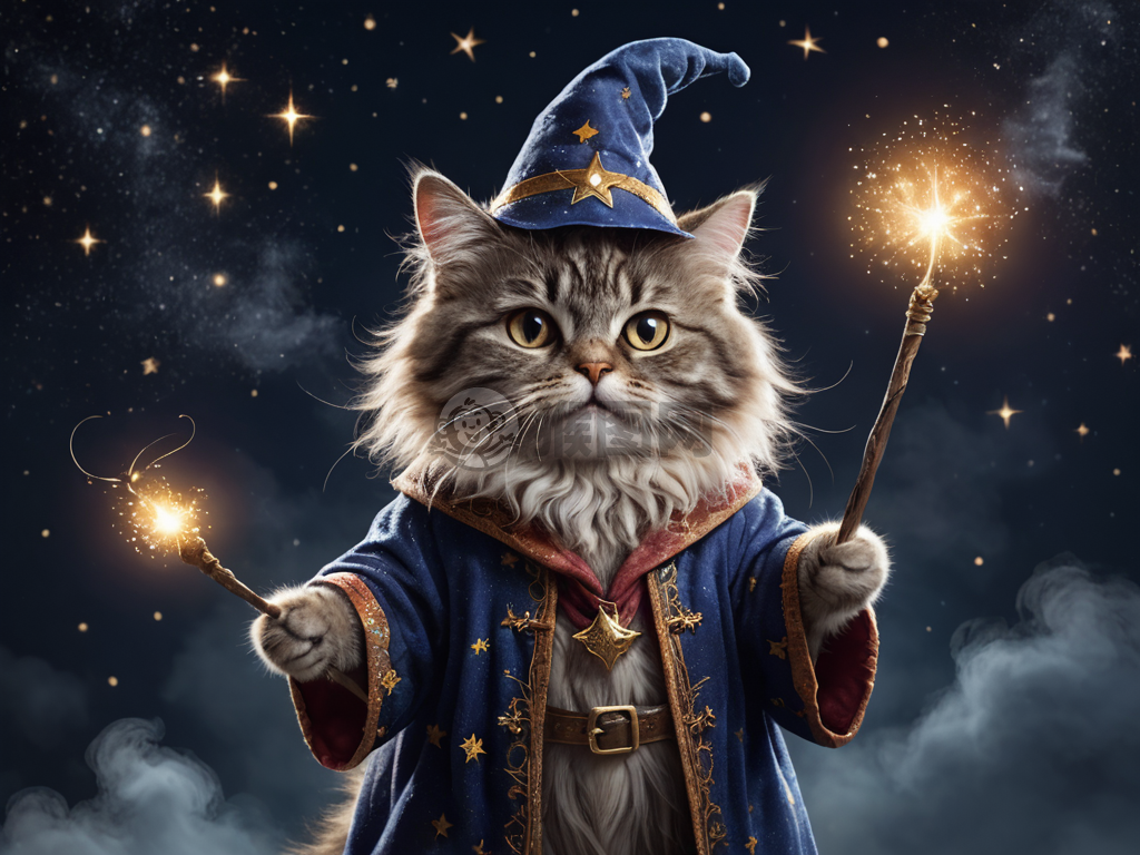 魔法猫咪的神秘魔法