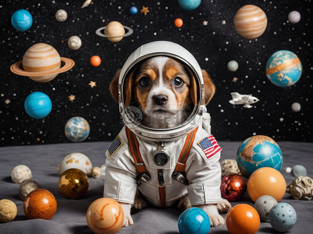 小宇航犬遨游太空之旅