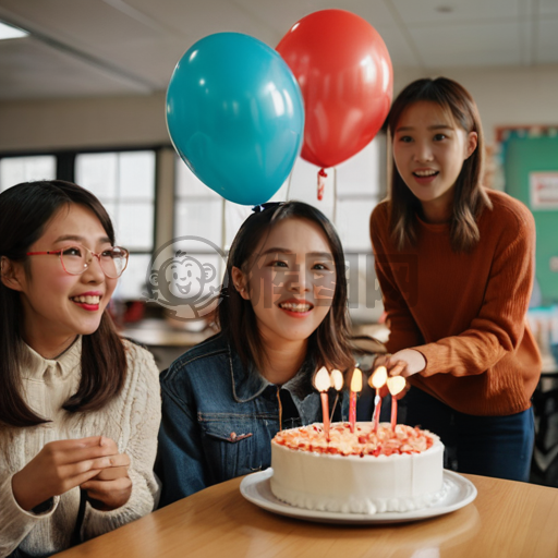《中国学生惊喜老师生日派对》