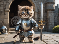 城堡奇遇记：英勇小骑士绒毛猫