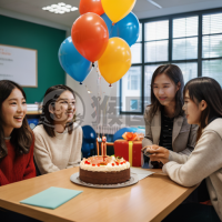 《中国学生惊喜老师生日派对》