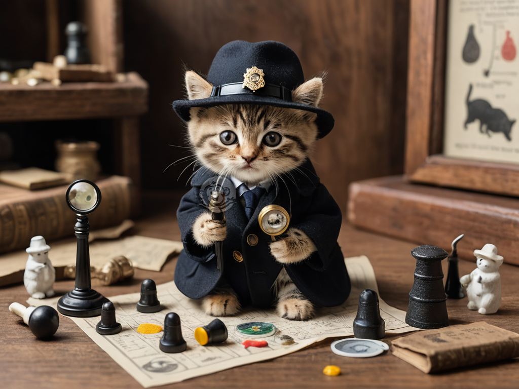 神秘侦探猫：侦查微小犯罪现场