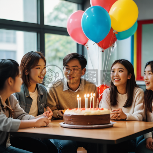 《中国学生惊喜老师 教室布置温馨》