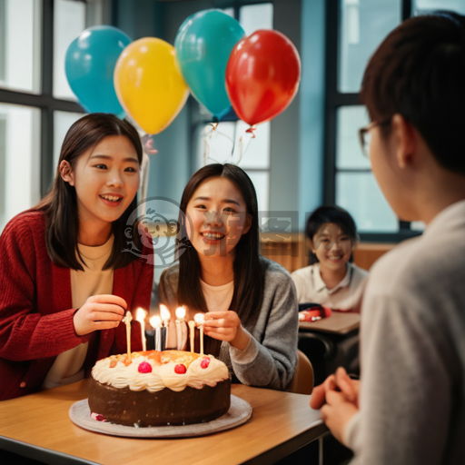 《中国学生惊喜老师生日派对》