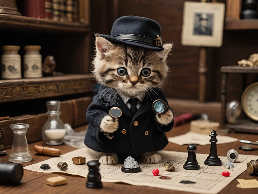 神秘侦探猫：侦查微小犯罪现场