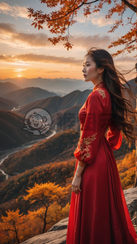 《红衣女侠独揽秋山》