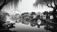 江南水乡静谧之景