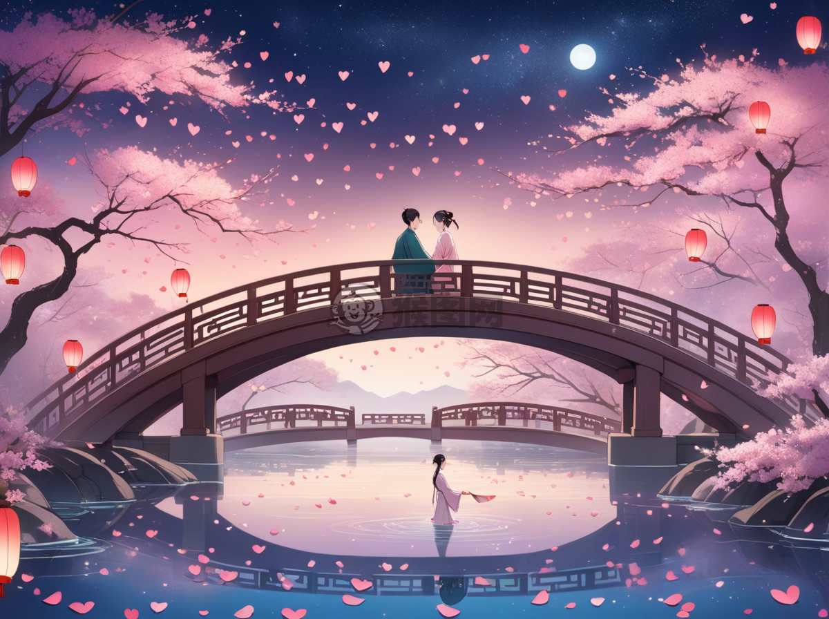 七夕相会，鹊桥情深
