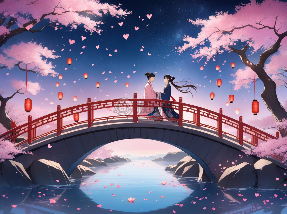 七夕相会，鹊桥情深