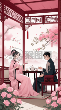 茶香花影，品茗赏心。