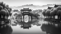 江南水乡静谧之景
