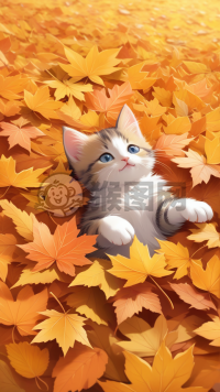 秋叶之梦中的猫咪奇遇