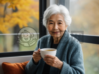 《窗外茶香 秋意浓》