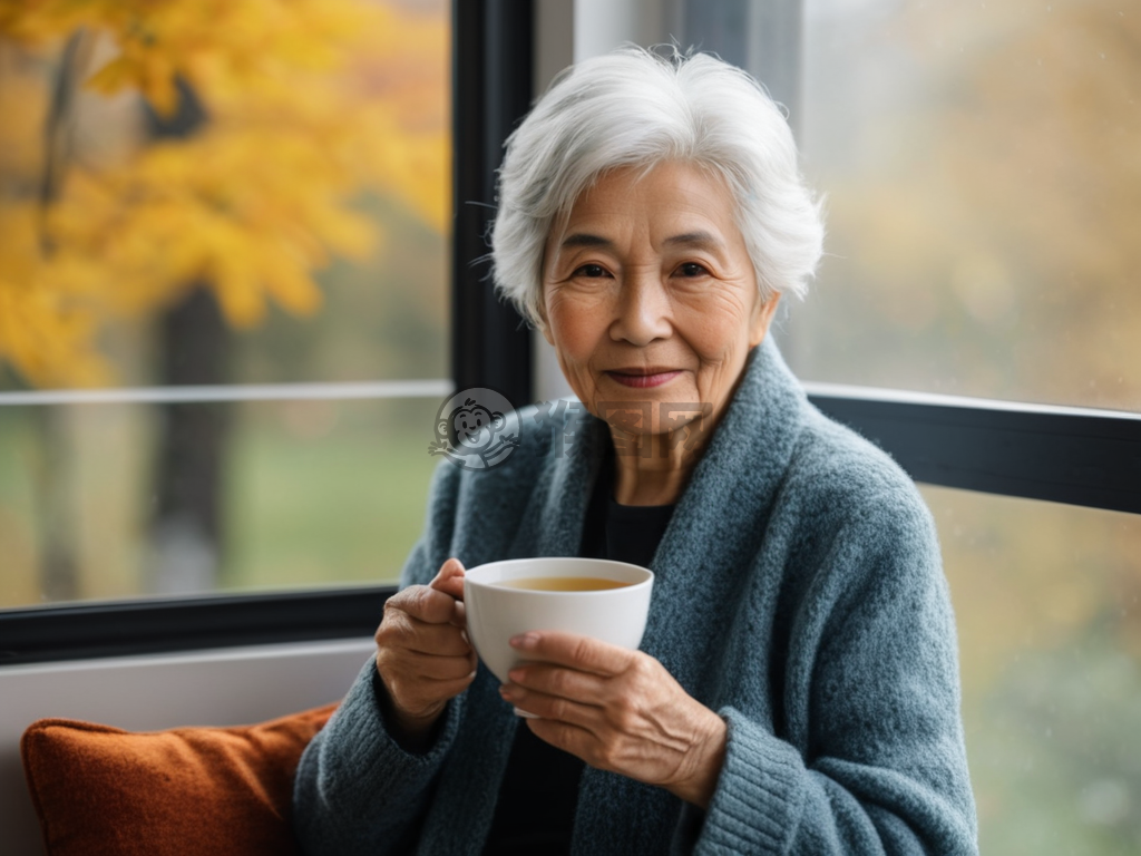 《窗外茶香 秋意浓》