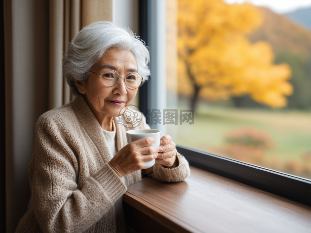 《窗外茶香 秋意浓》