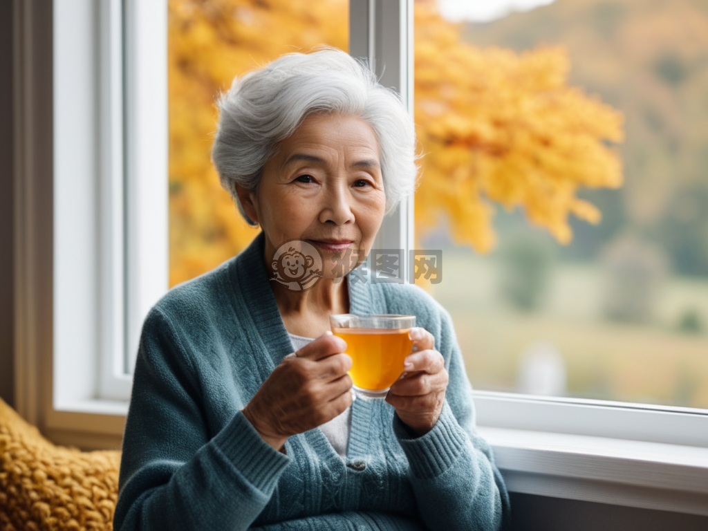 《窗外茶香 秋意浓》