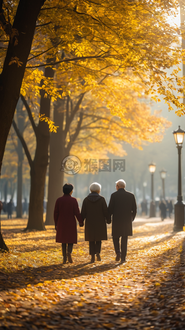 “双九节步游 夕阳之恋”