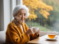 《窗外茶香 秋意浓》