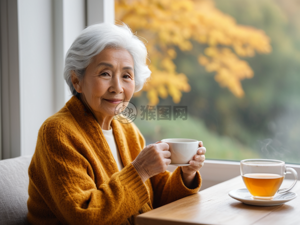《窗外茶香 秋意浓》