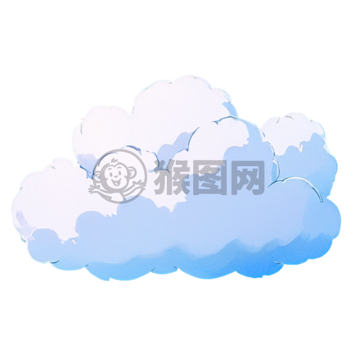 白云飘荡的梦幻世界