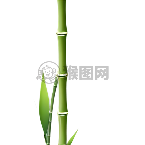 竹叶简约设计插图
