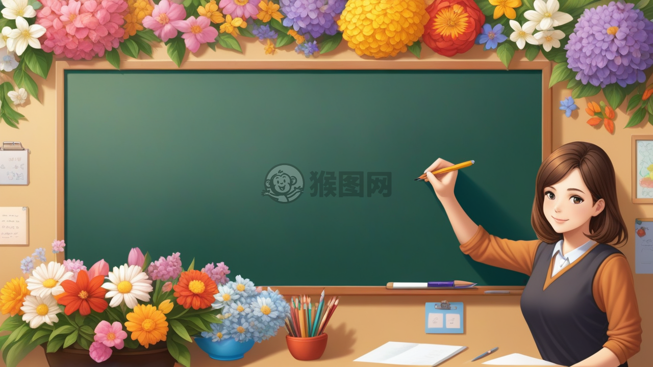 教师笔下的彩色教育画卷