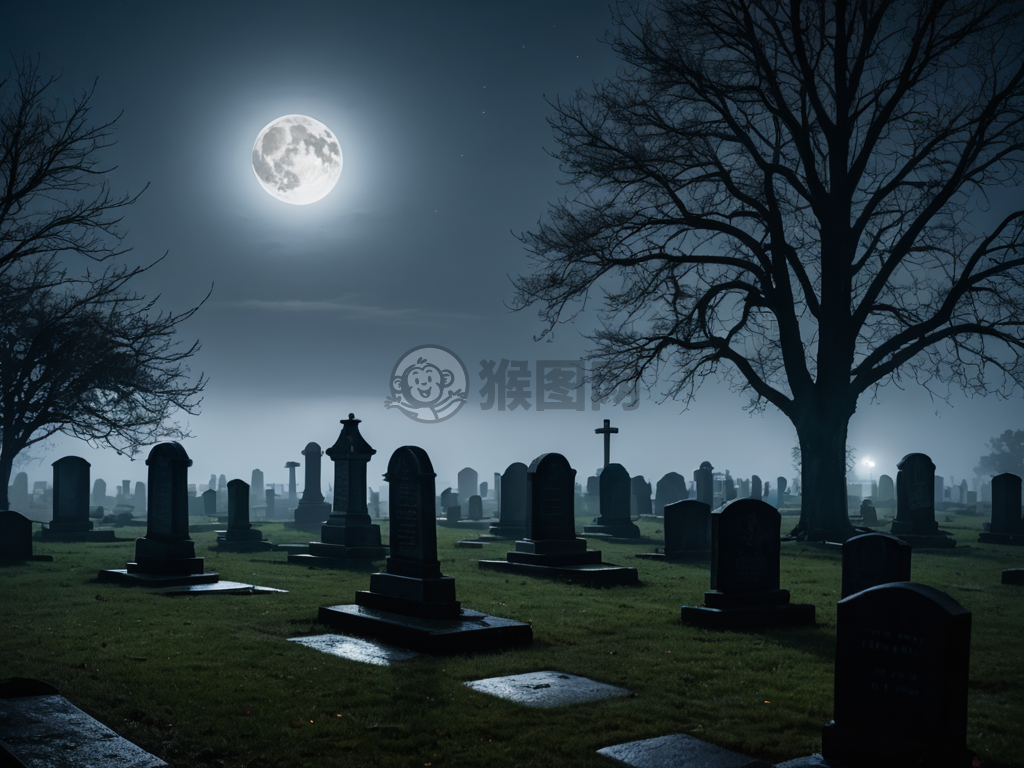 暗夜墓地：诡异的光影之谜
