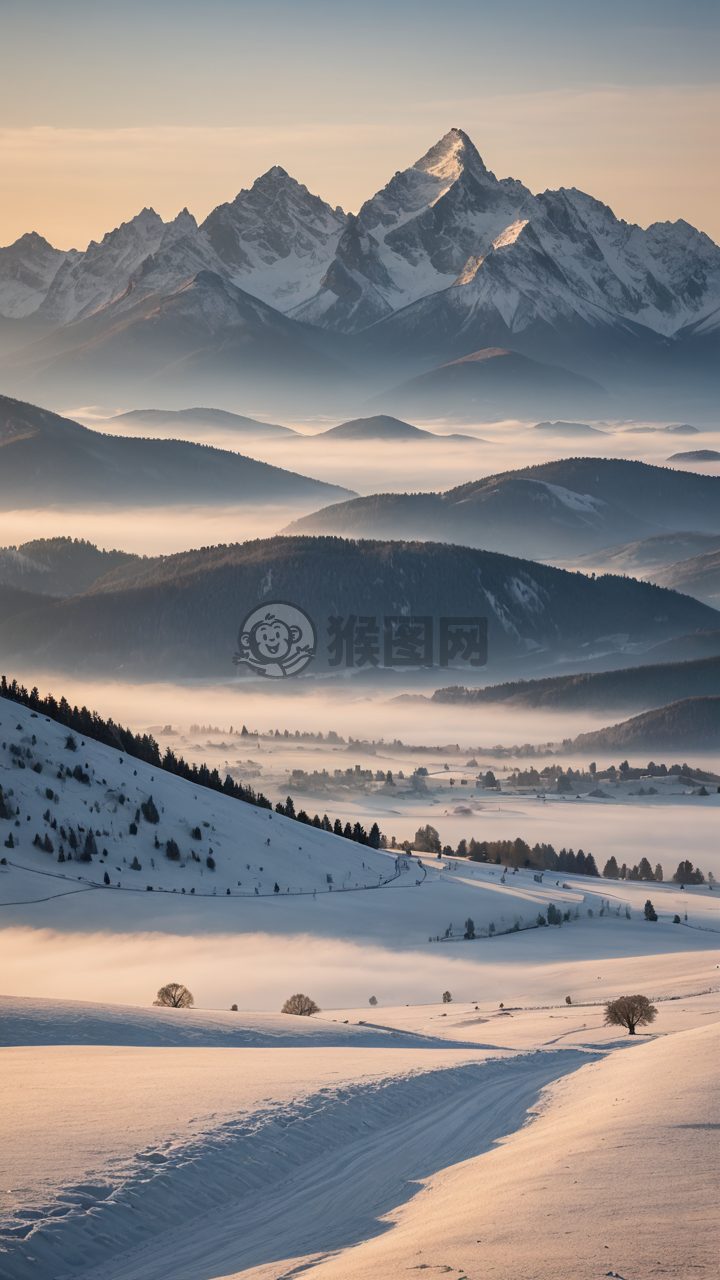雪山晨曦之旅