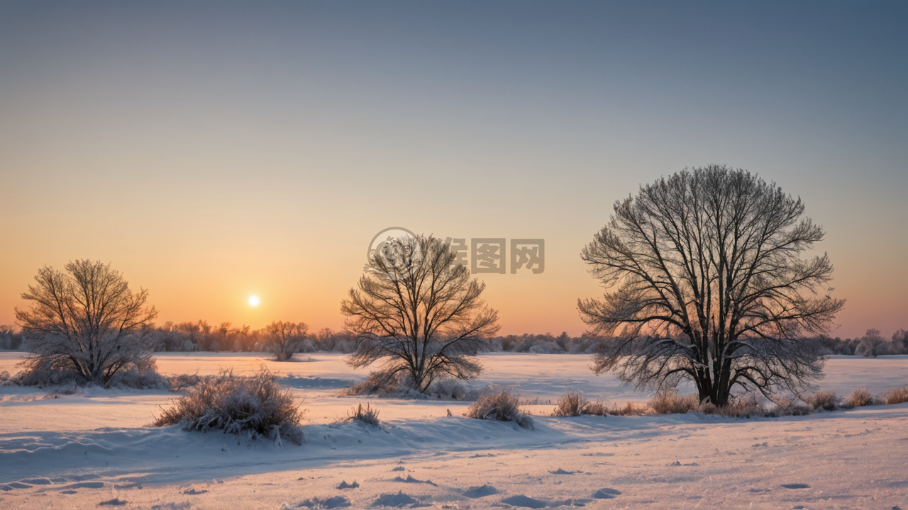 雪景如画冬日美，银装素裹暖人心。