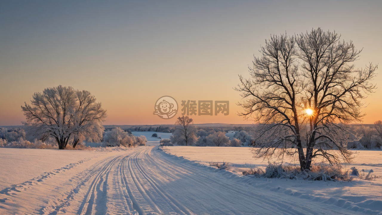 迷人的冬季雪景美照