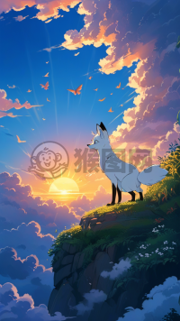 飞翔的白狐：天空之城的美好奇幻之旅