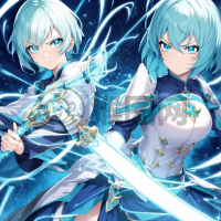 少女魔法战斗，灵动坚定的信念