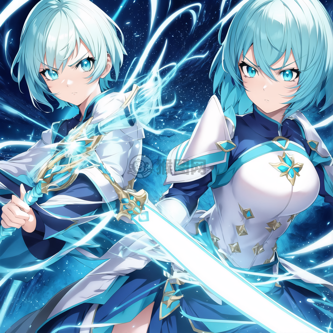 少女魔法战斗，灵动坚定的信念
