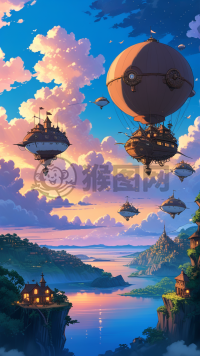 浮岛奇境：蒸汽时代的梦幻之旅