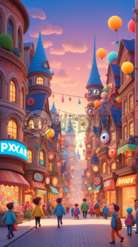 色彩斑斓的奇趣城市之旅