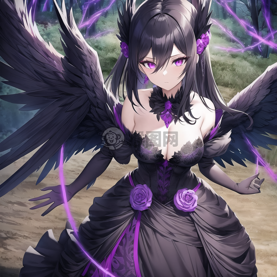 暗夜魔翼少女：神秘森林的异域奇遇