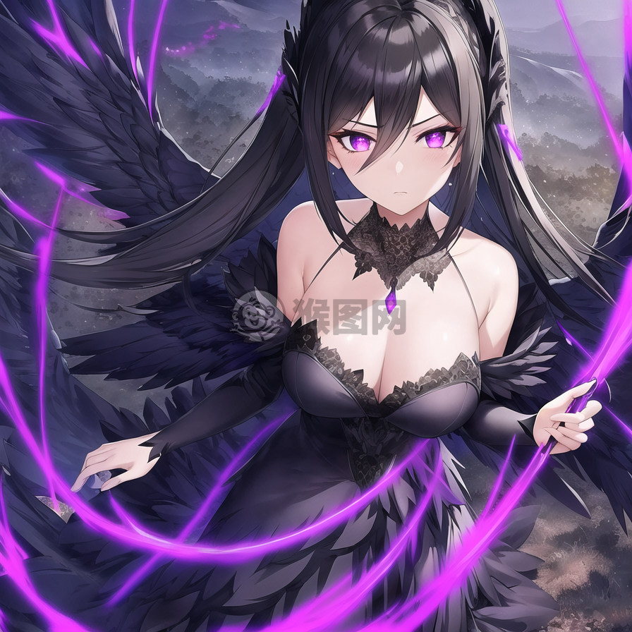 暗夜魔翼少女：神秘森林的独行者